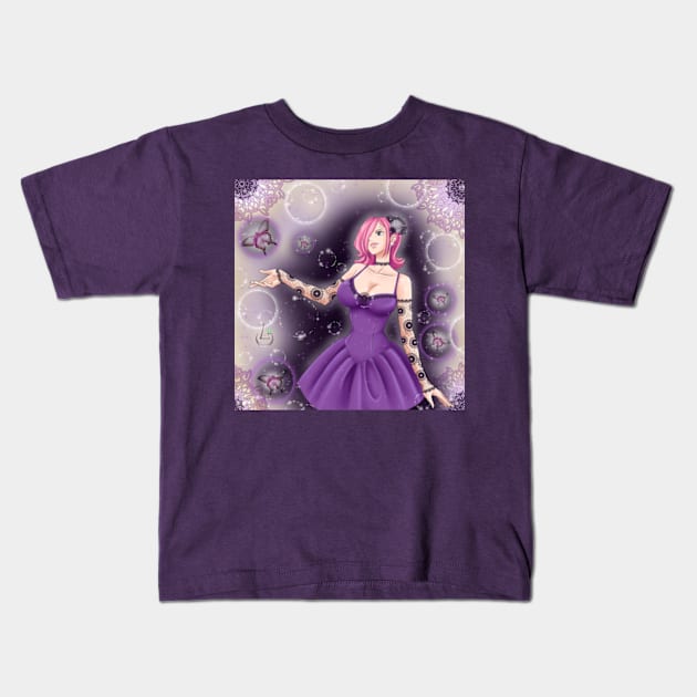 Reiju Halloween Kids T-Shirt by AudreyWagnerArt